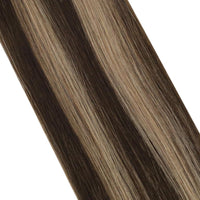 Tape In (Black Ombre 4 Dark Brown Highlight 14 Golden Blonde)