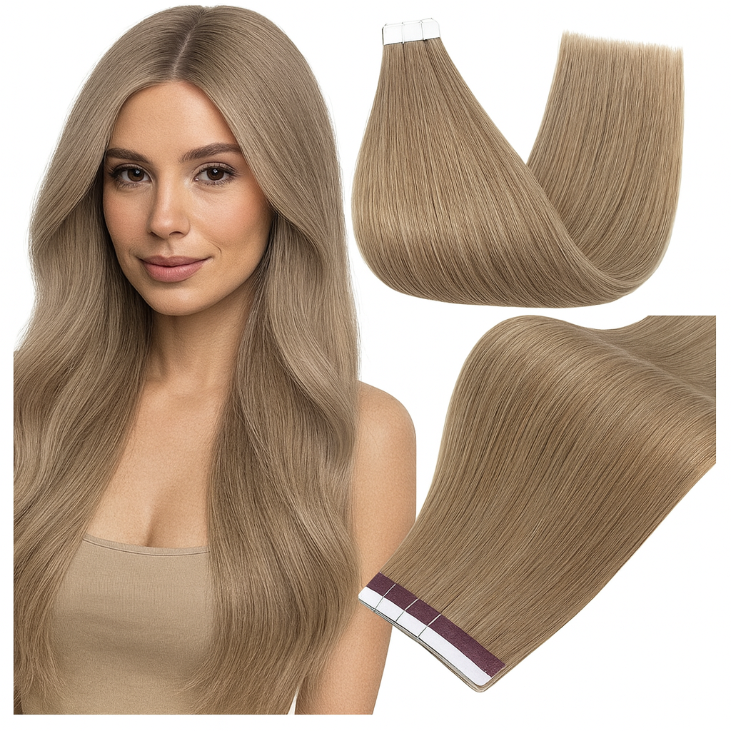 Tape In (Light Ash Brown–Blonde Mix)