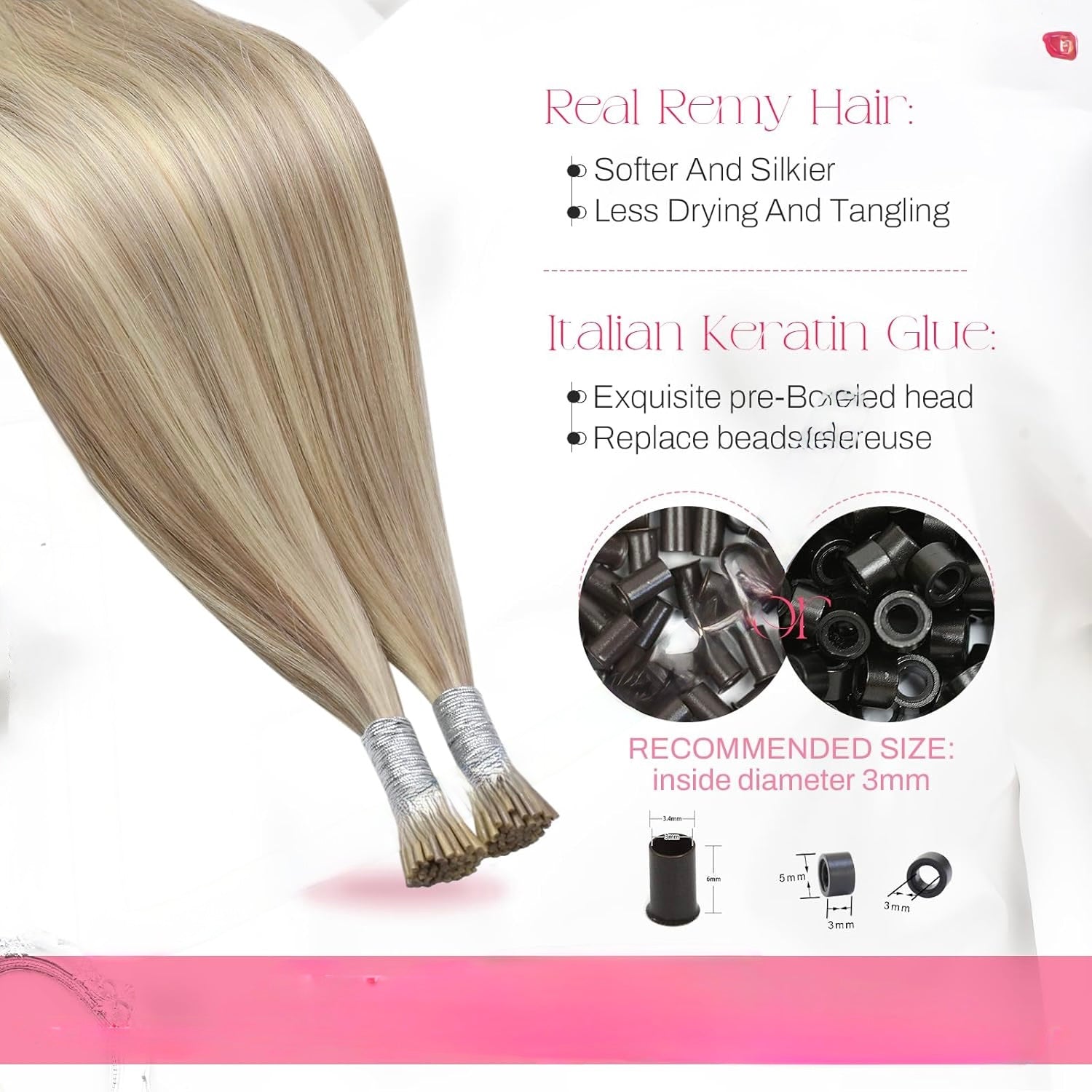 Micro Ring (golden blonde with ash blonde)